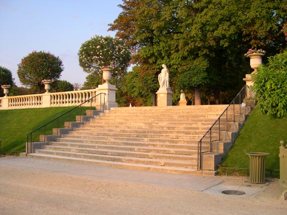  jardin du Luxembourg, escalier